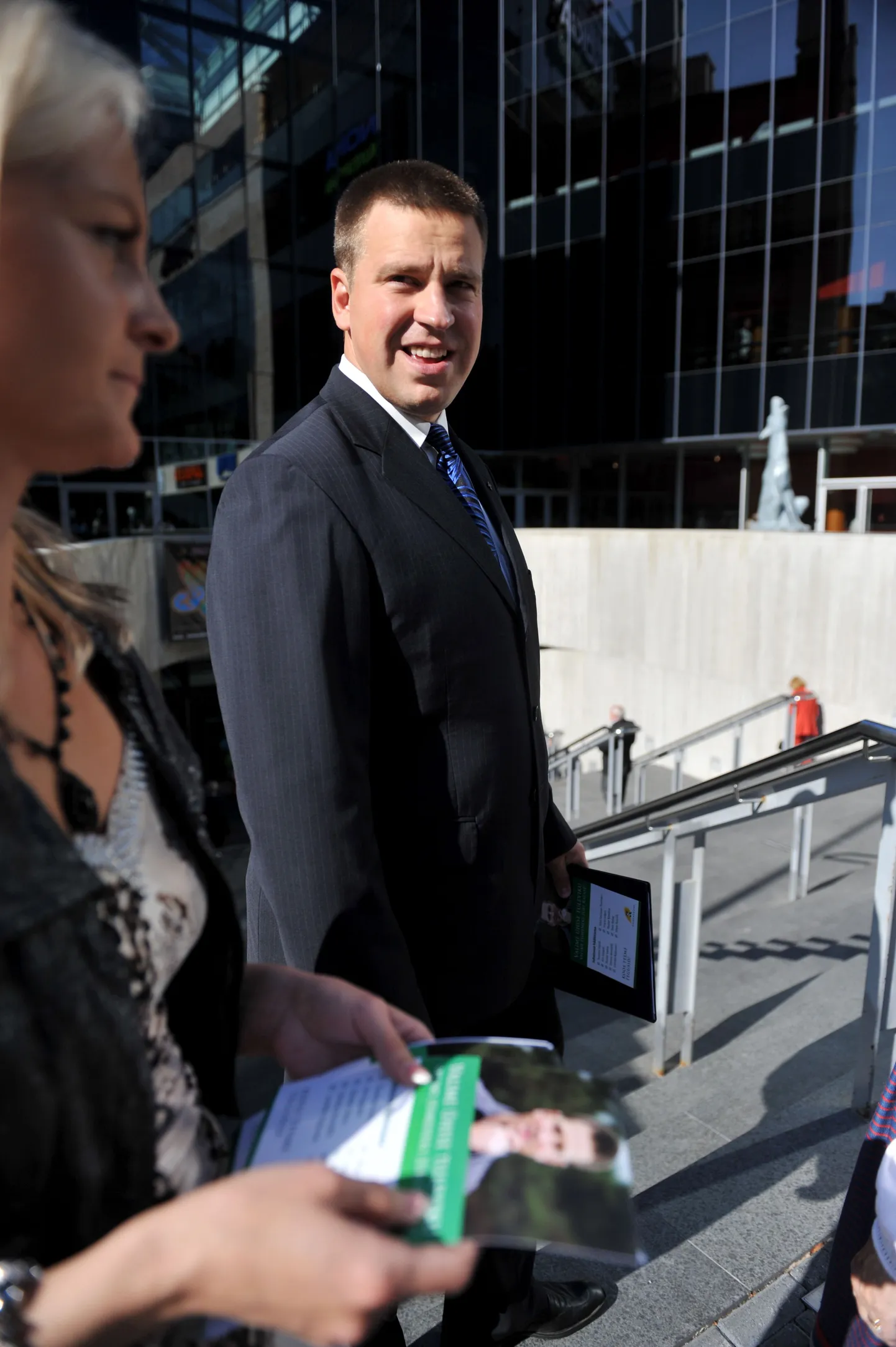 Jüri Ratas Keskerakonna XIII kongressil.