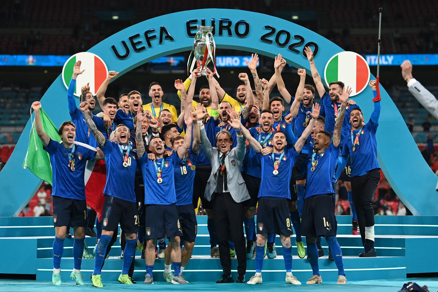 Itaalia jalgpallimeeskond teenis EMil 34 miljonit eurot.
