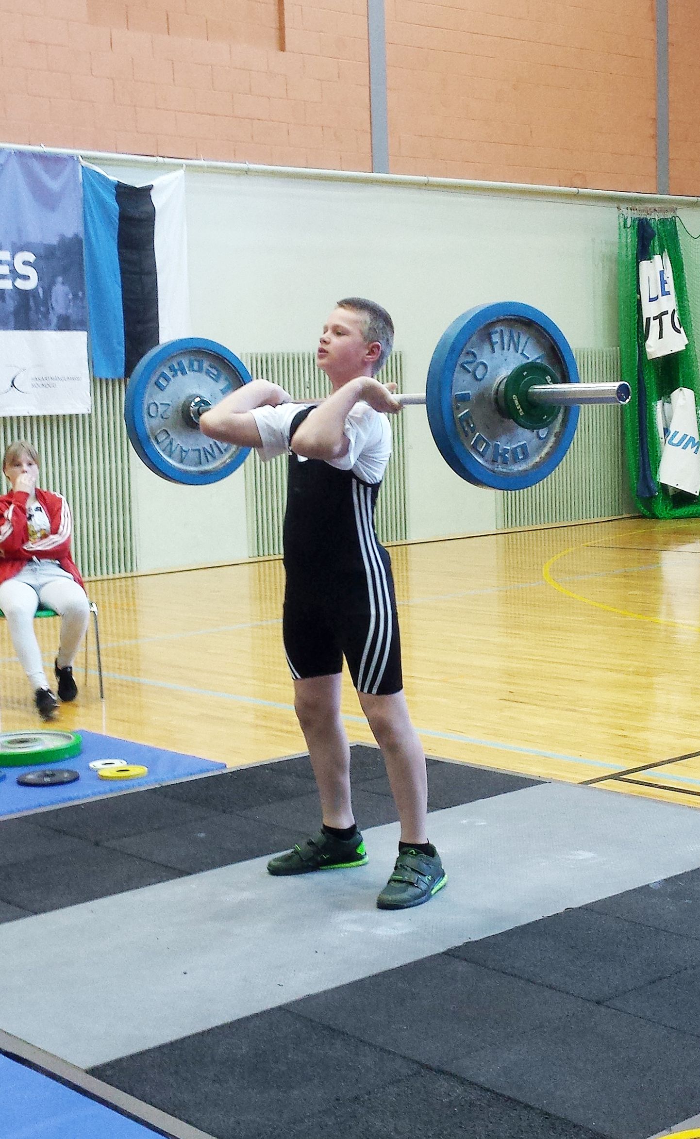 U13 vanuseklassi Eesti meister Maiko Jalast (kuni 61 kg).