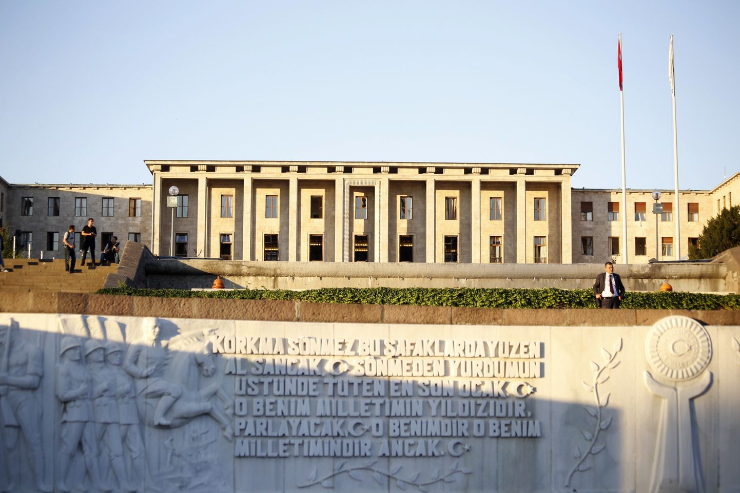 Türgi parlamendi hoone pealinnas Ankaras.
