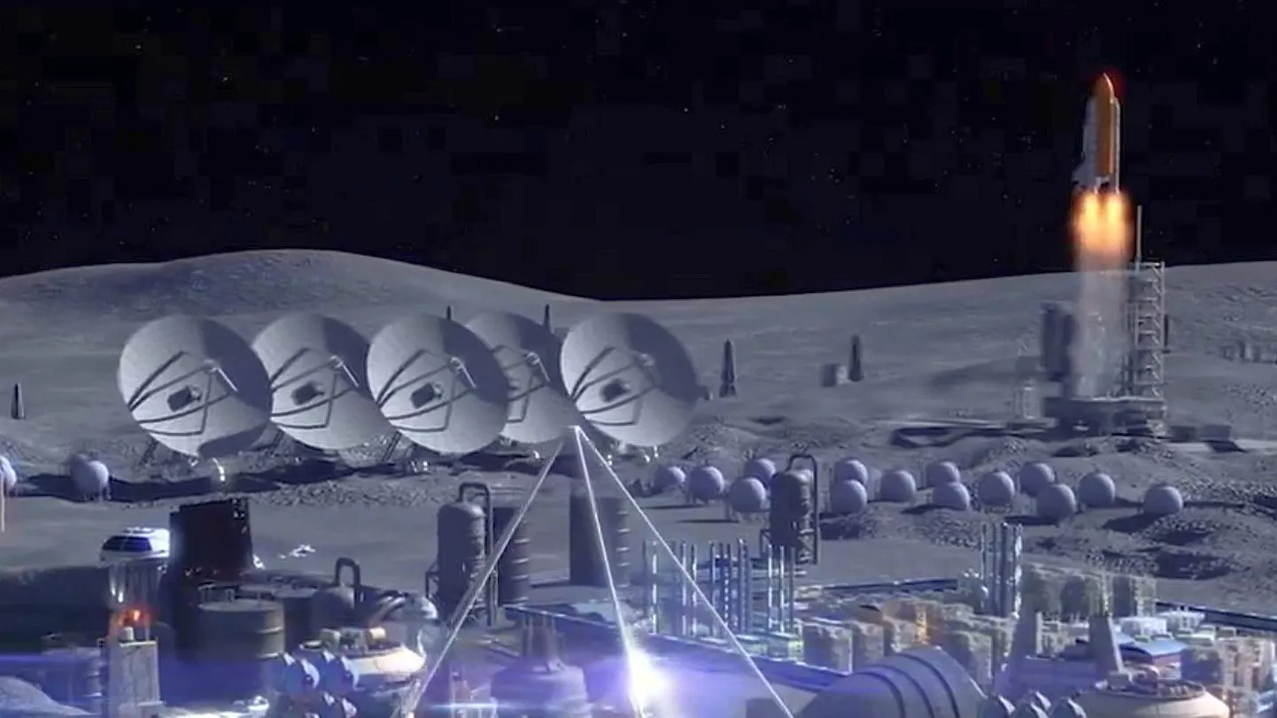 Hiina suurejoonelisi plaane Kuu vallutamiseks illustreeris ka NASA kosmosesüstik, mis stardib taamal paremal.