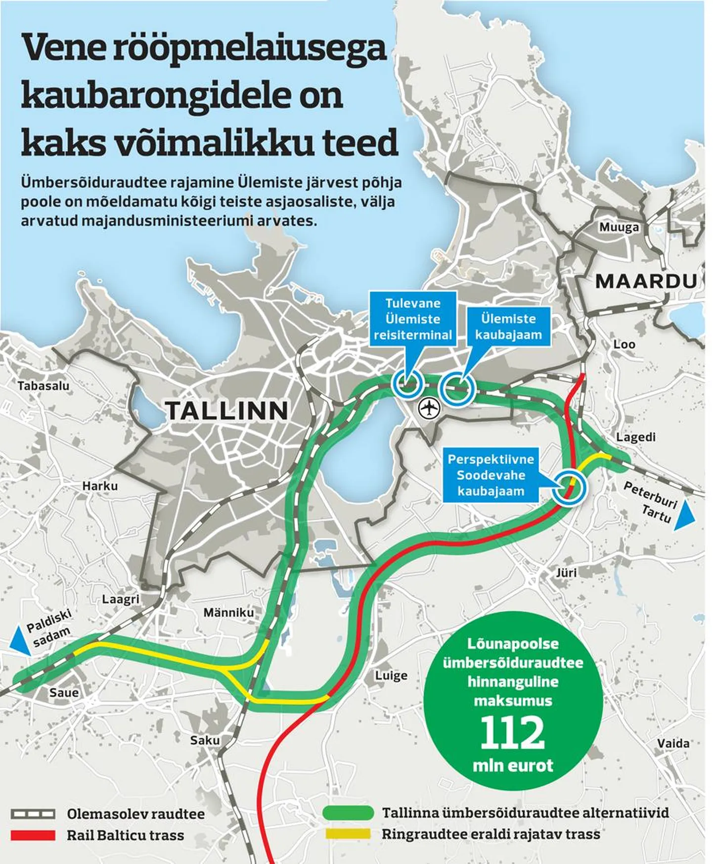 Rail Baltic и объездная дорога.