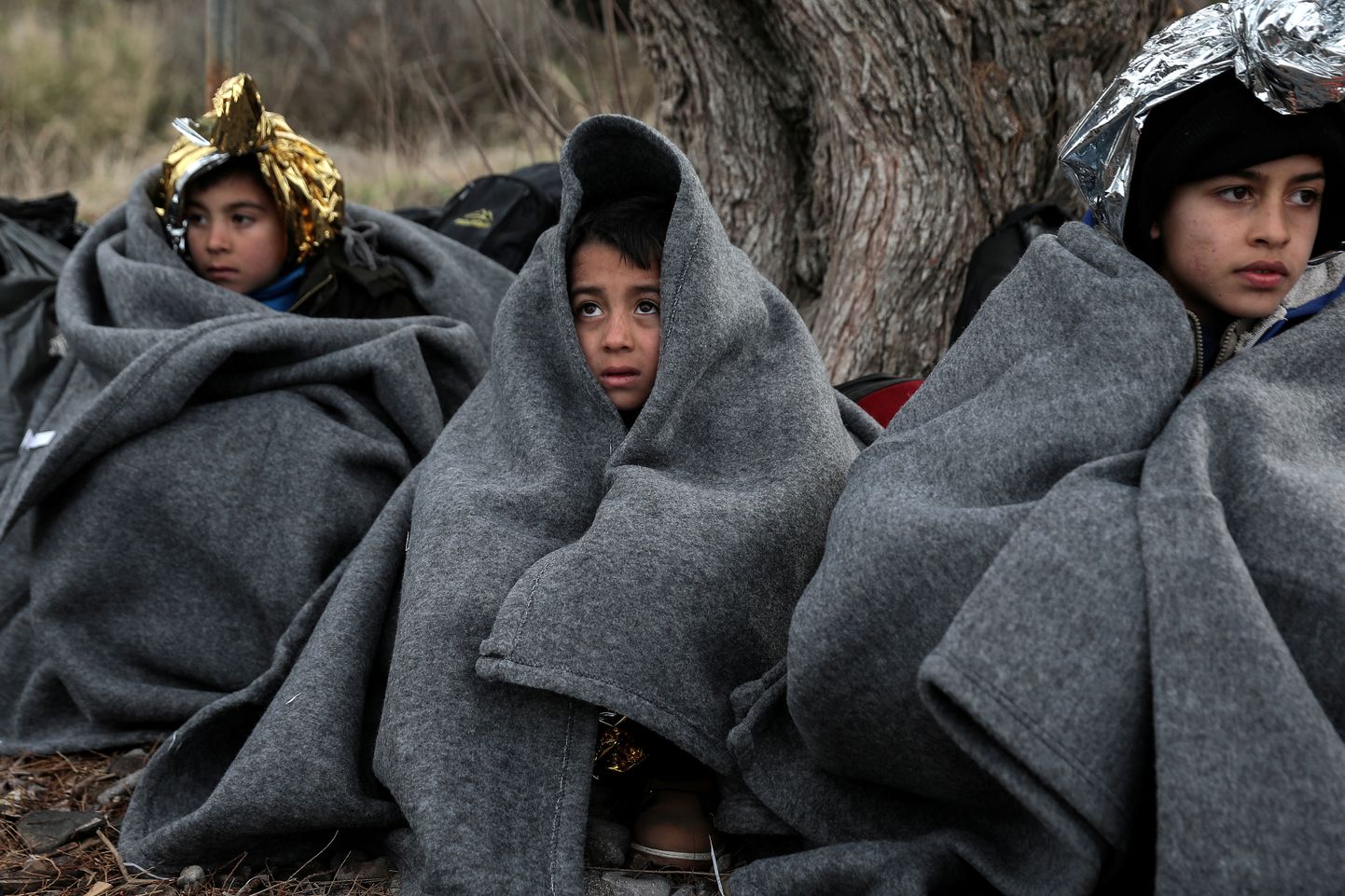 Lapsed Lesbose põgenikelaagris.