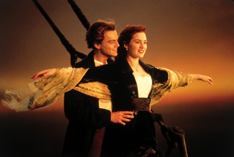 Tuntud kaader filmist «Titanic». Pildil Kate Winslet (Rose) ja Leonardo DiCaprio (Jack)