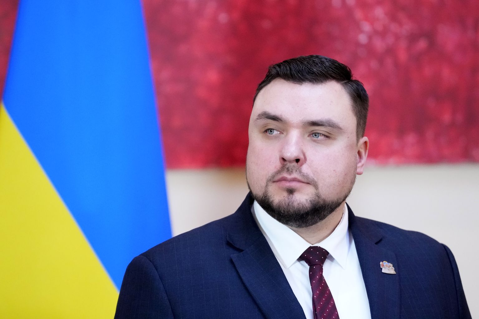 Saeimas priekšsēdētāja biedrs Jānis Grasbergs  piedalās pasākumā Saeimas namā, kurā godina pilsoniskās sabiedrības un organizāciju pārstāvjus pateicībā par Ukrainas tautai sniegto atbalstu.