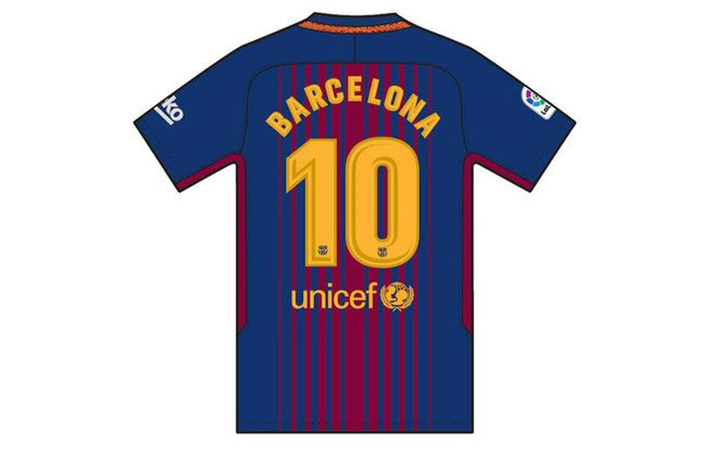 FC Barcelona mängijad jooksevad pühapäval platsile just sellise kujundusega särkides.