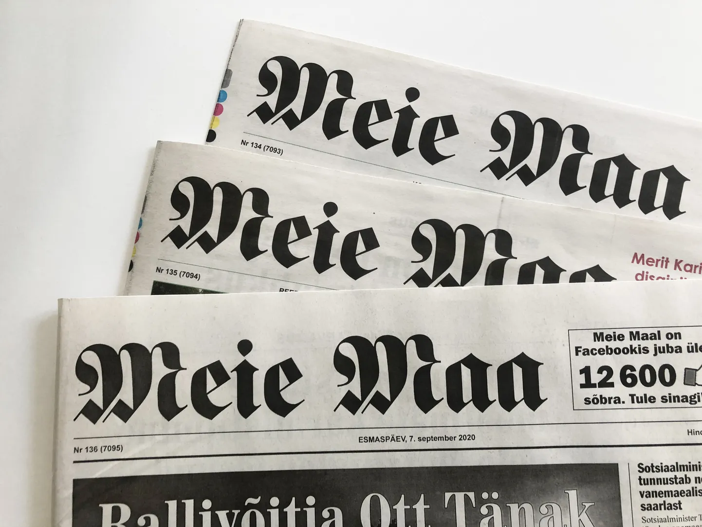 Ajaleht Meie Maa.