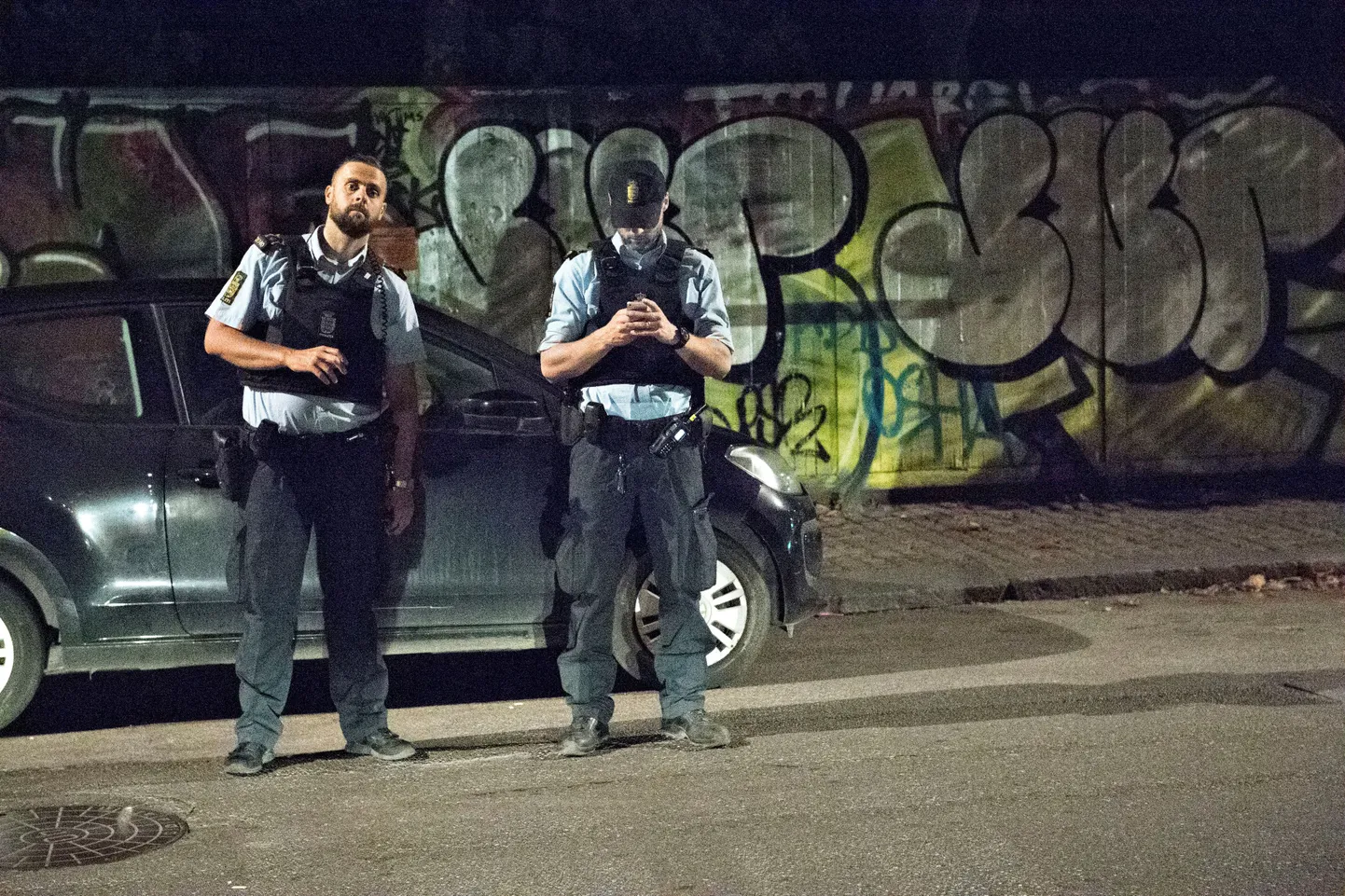 Politseinikud Christianias.
