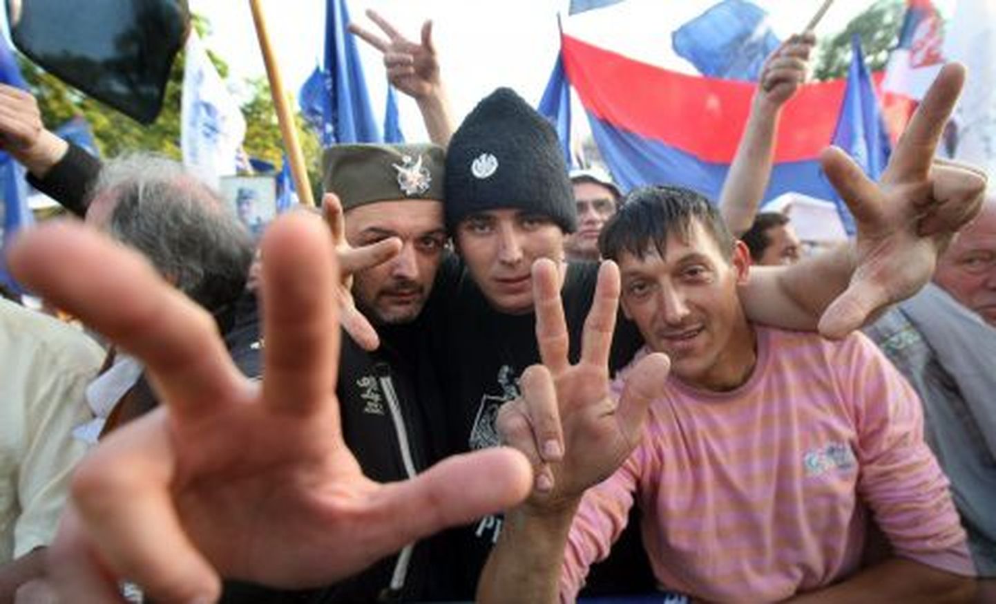 Serbia marurahvuslaste meeleavaldus