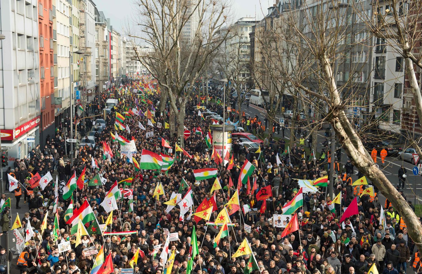 Kurdide meeleavaldus Kölnis.