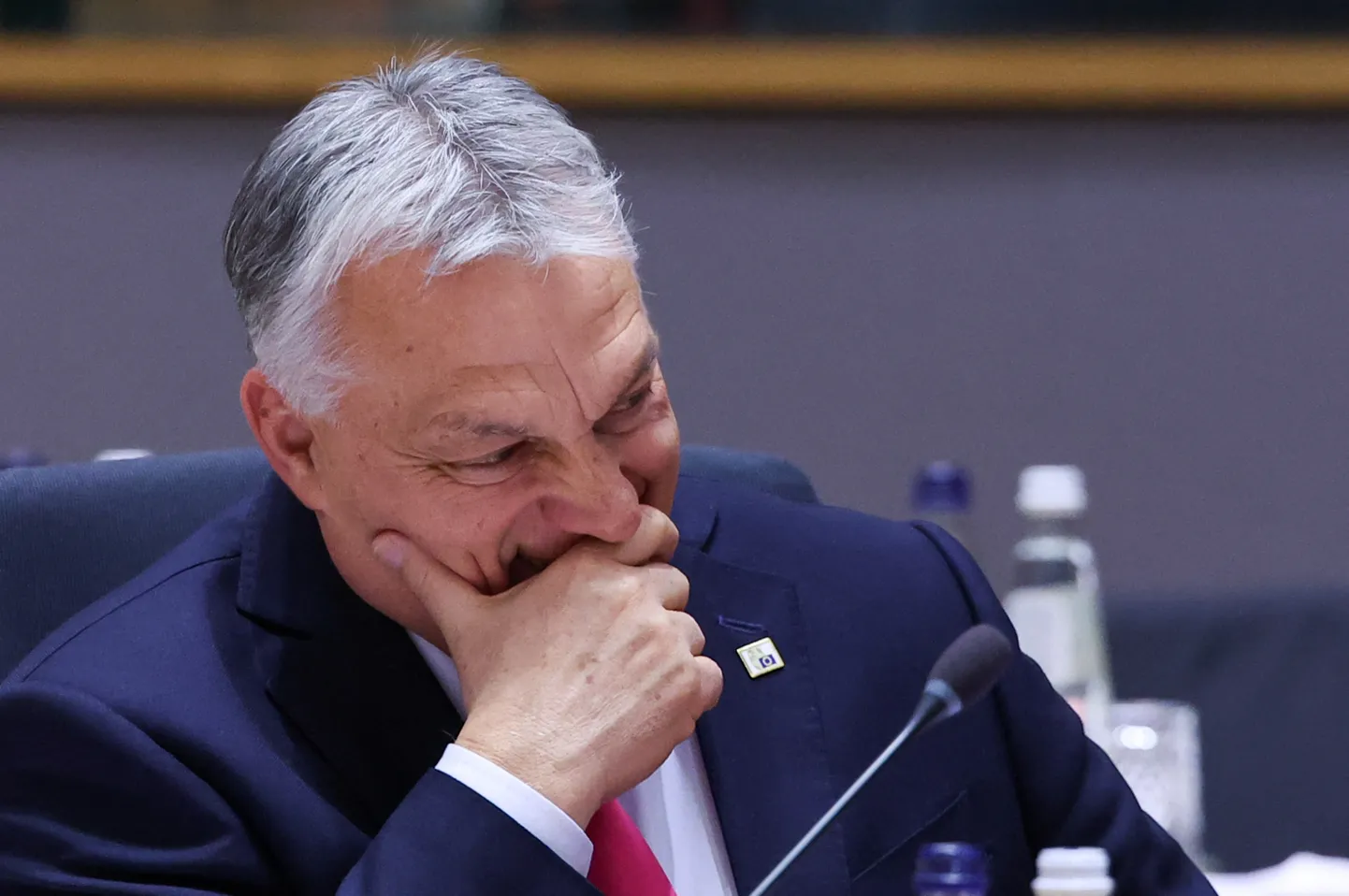 Ungari peaminister Viktor Orbán Euroopa Ülemkogul Brüsseliis 20. märtsil 2025. aastal.