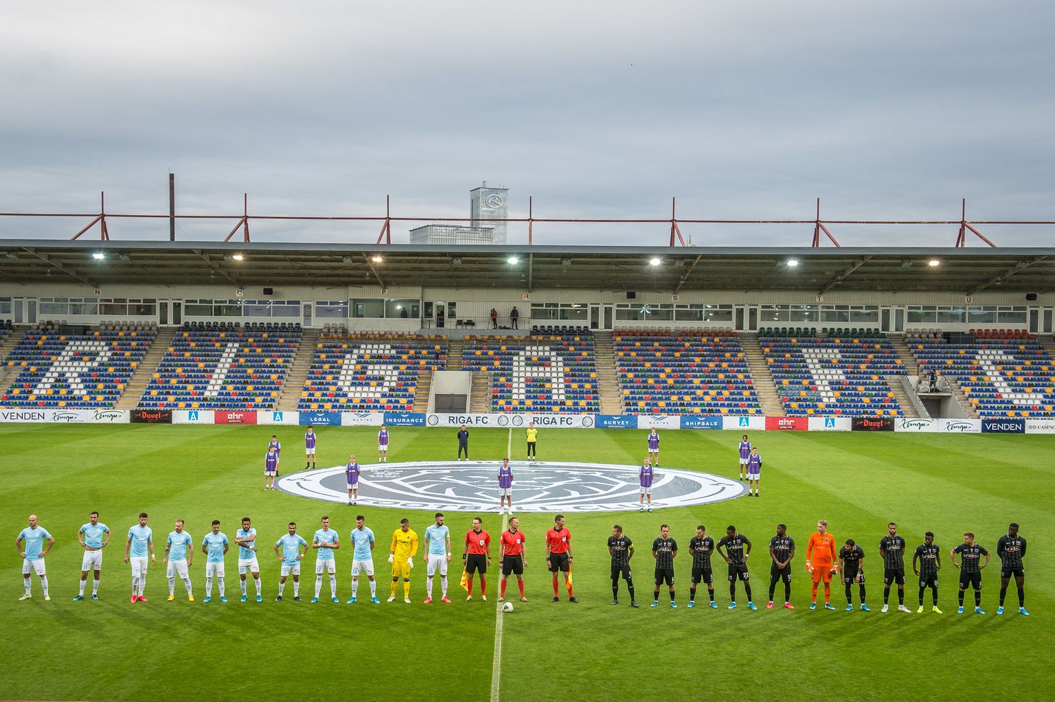 "Skonto" stadions pirms "Riga FC" un "Valmiera FC" spēles
