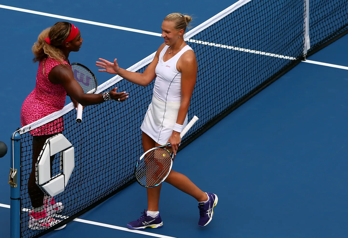 Kaia Kanepi ja Serena Williamsi kohtumine.