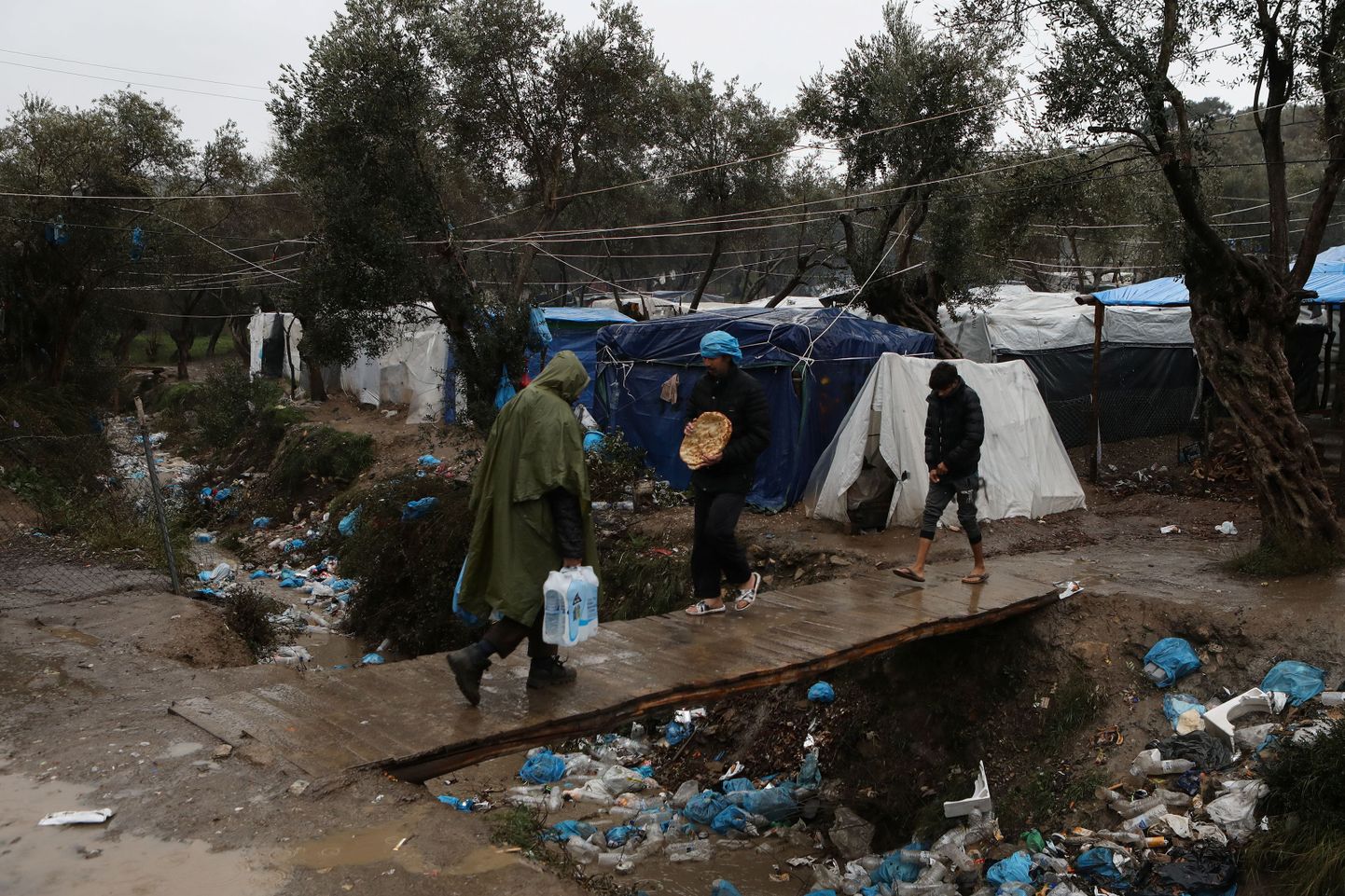 Kreeka Lesbose saarel asuv varjupaigataotlejate laager.