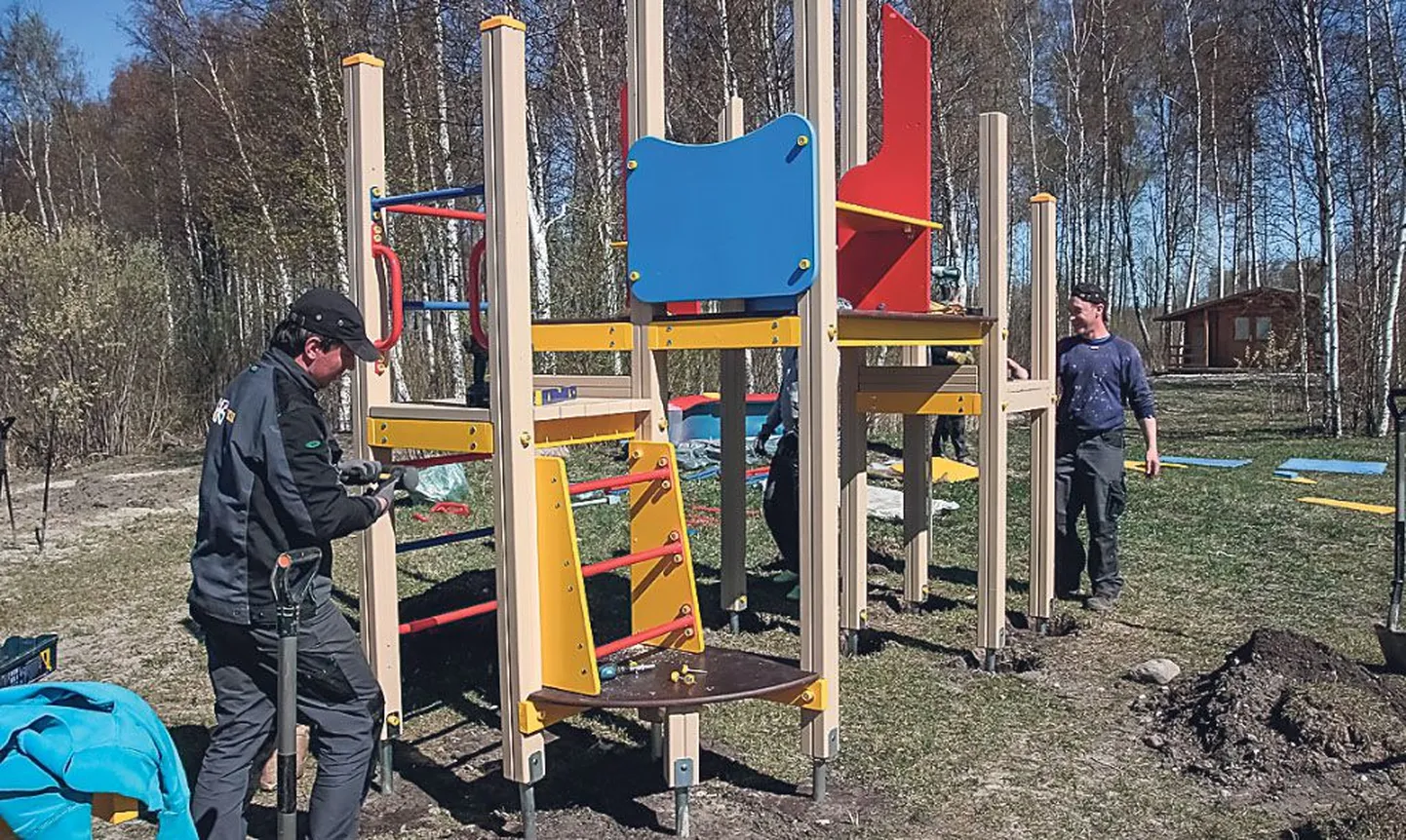 Mänguväljak. Foto illustratiivse tähendusega.