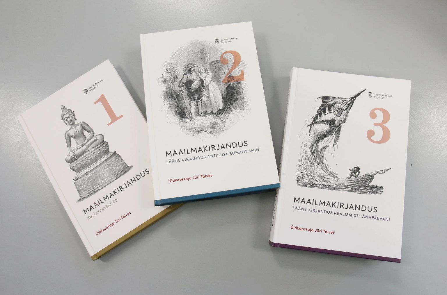 Koguteose «Maailmakirjandus muinasajast tänapäevani: ajalooline ülevaade» kaks esimest raamatut tulid trükist aastal 2019 ja kolmas ilmus tänavu veebruaris.