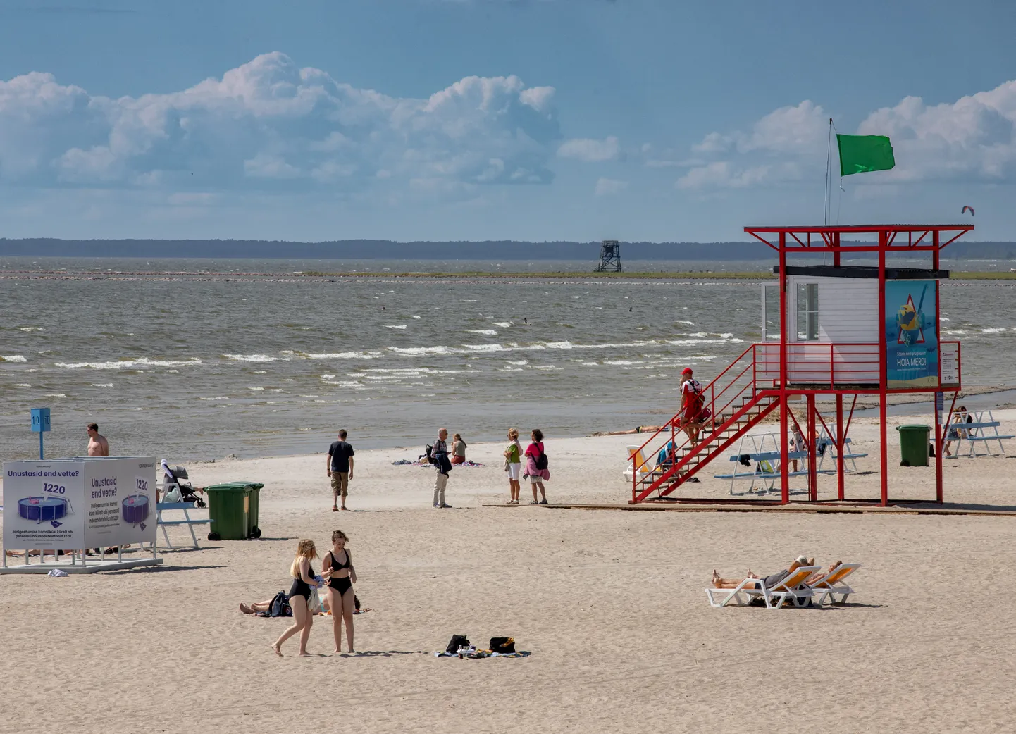 Pärnu rand. Pilt on illustreeriv.