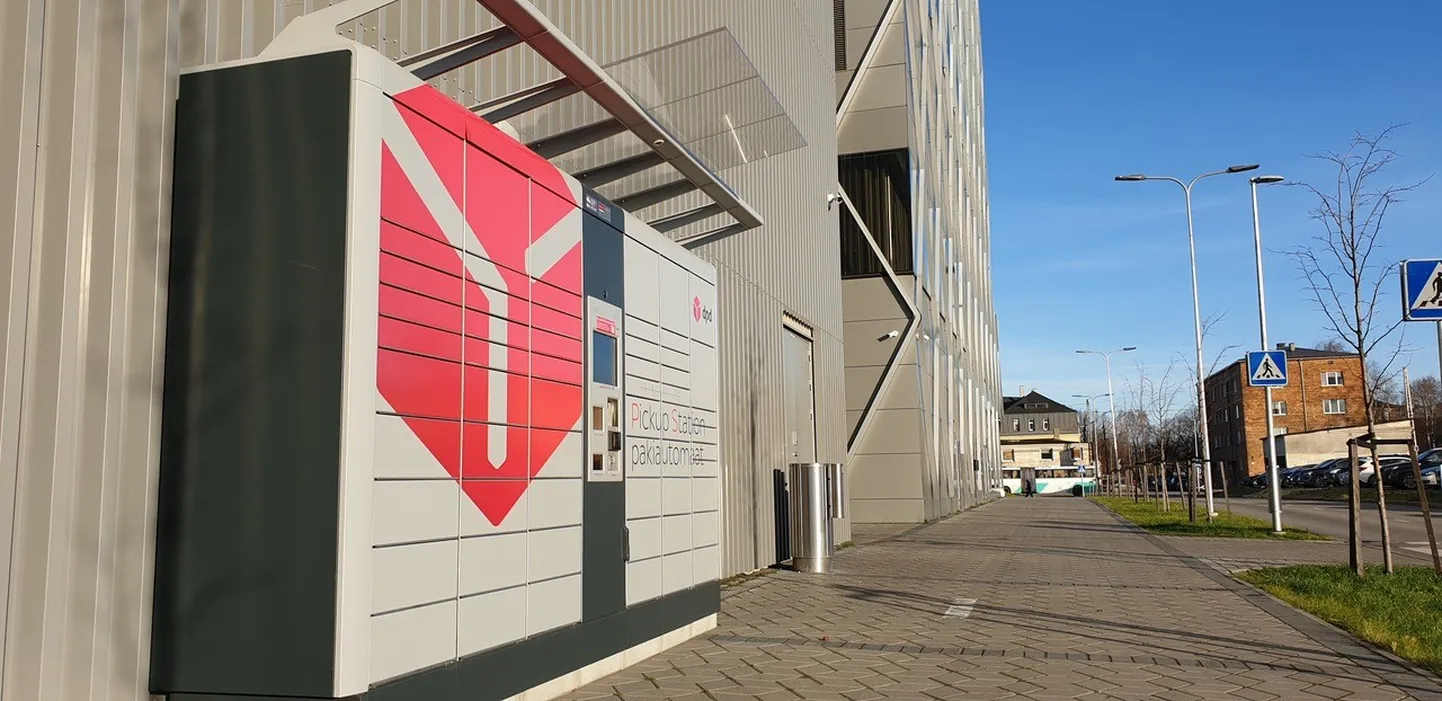 DPD pakiautomaat Telia ärihoone juures