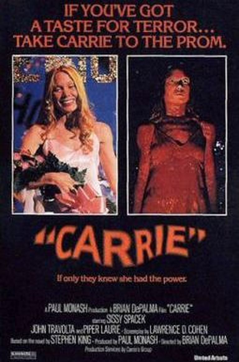 Õudusfilmi «Carrie» reklaam