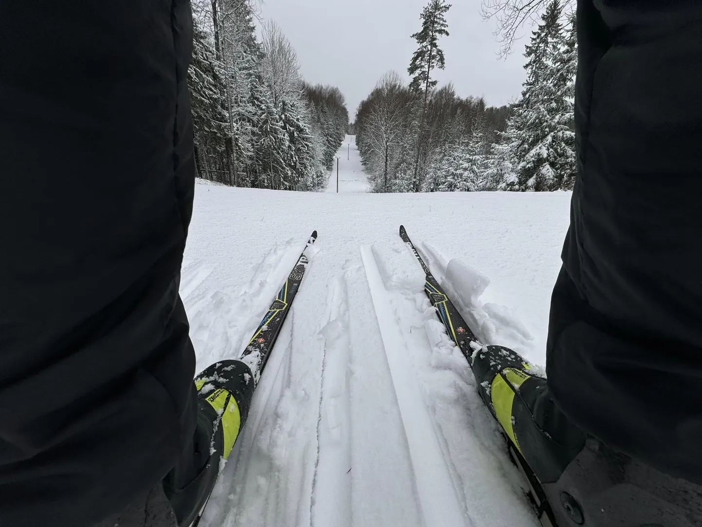 Haanja puhke- ja spordikeskuses saab juba suusatada.