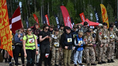 FOTO ⟩ Ogrē aizvadīts SPĒKA SPEKTRS Rucking seriāla 2. posms