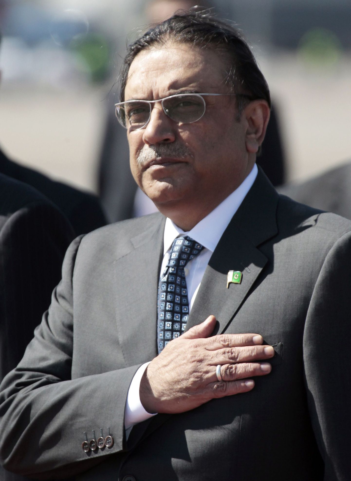 Pakistani president Asif Ali Zardari