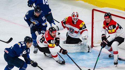 Latvijas sāncenši Austrijas hokejisti piedzīvo trešo zaudējumu pēc kārtas