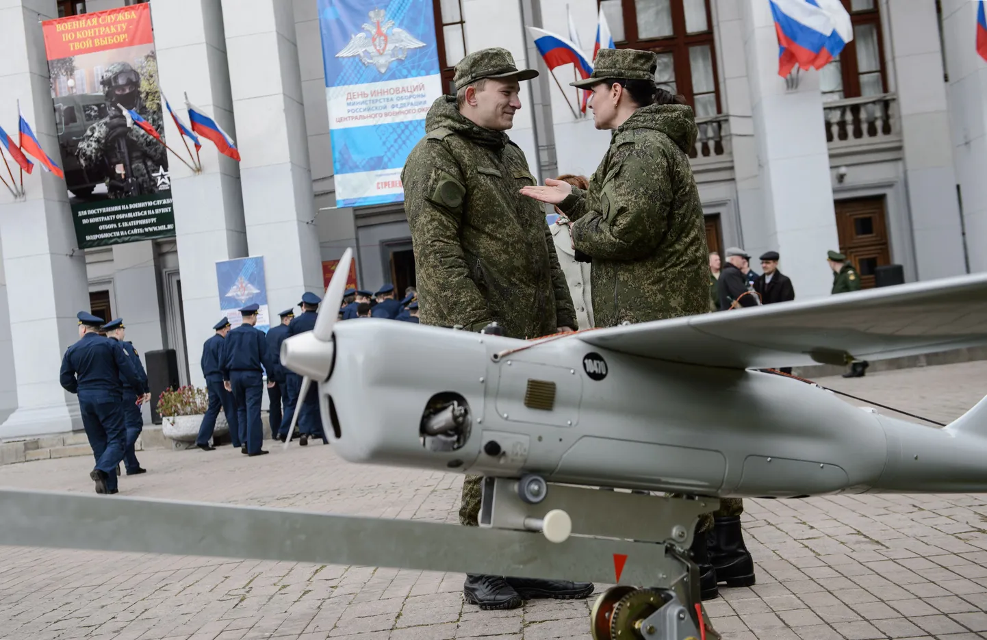 Орлан-10 на военной выставке в Екатеринбурге.