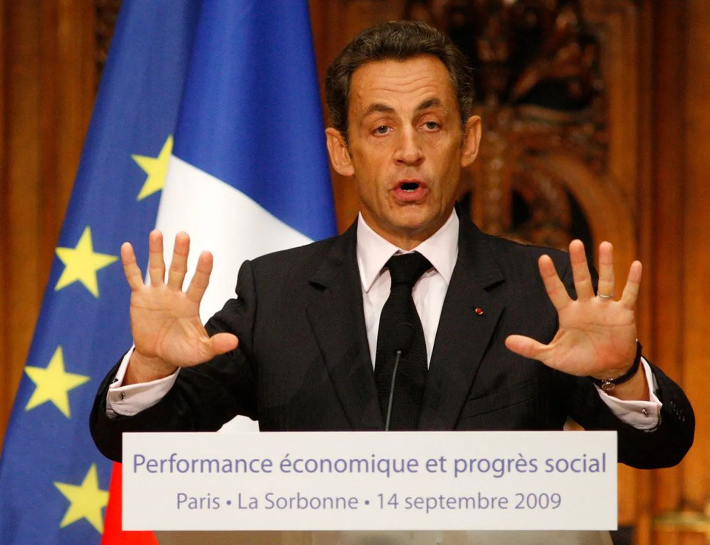 Nicolas Sarkozy: 
«Suur revolutsioon ootab meid.»