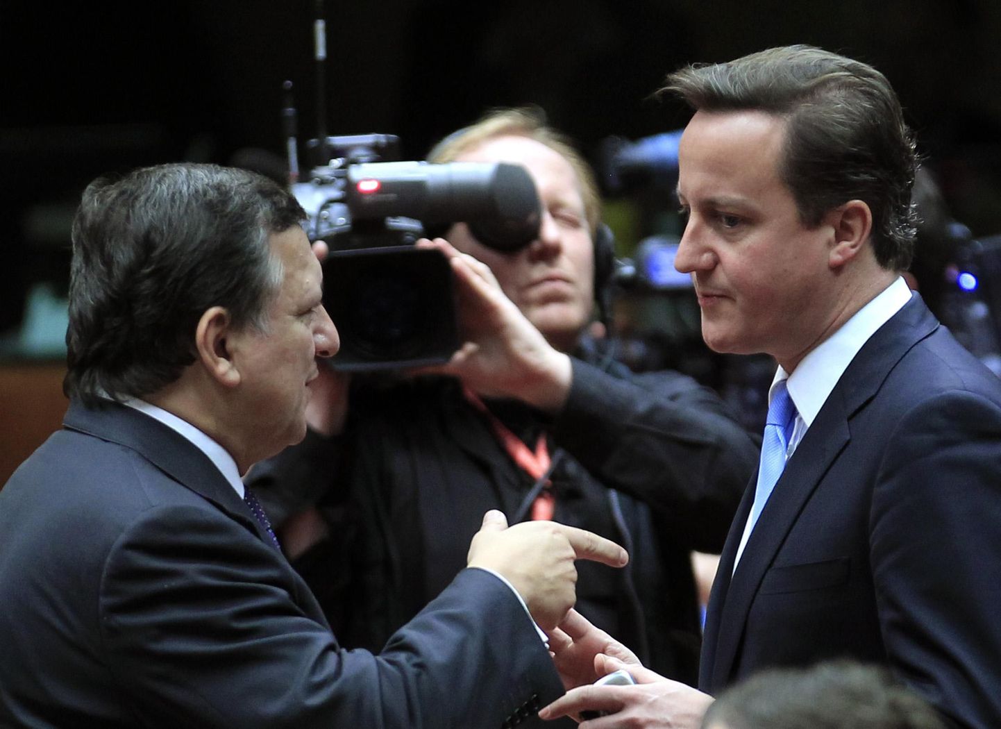 Euroopa komisjoni president Jóse Manuel Barroso ja Briti peaminister David Cameron