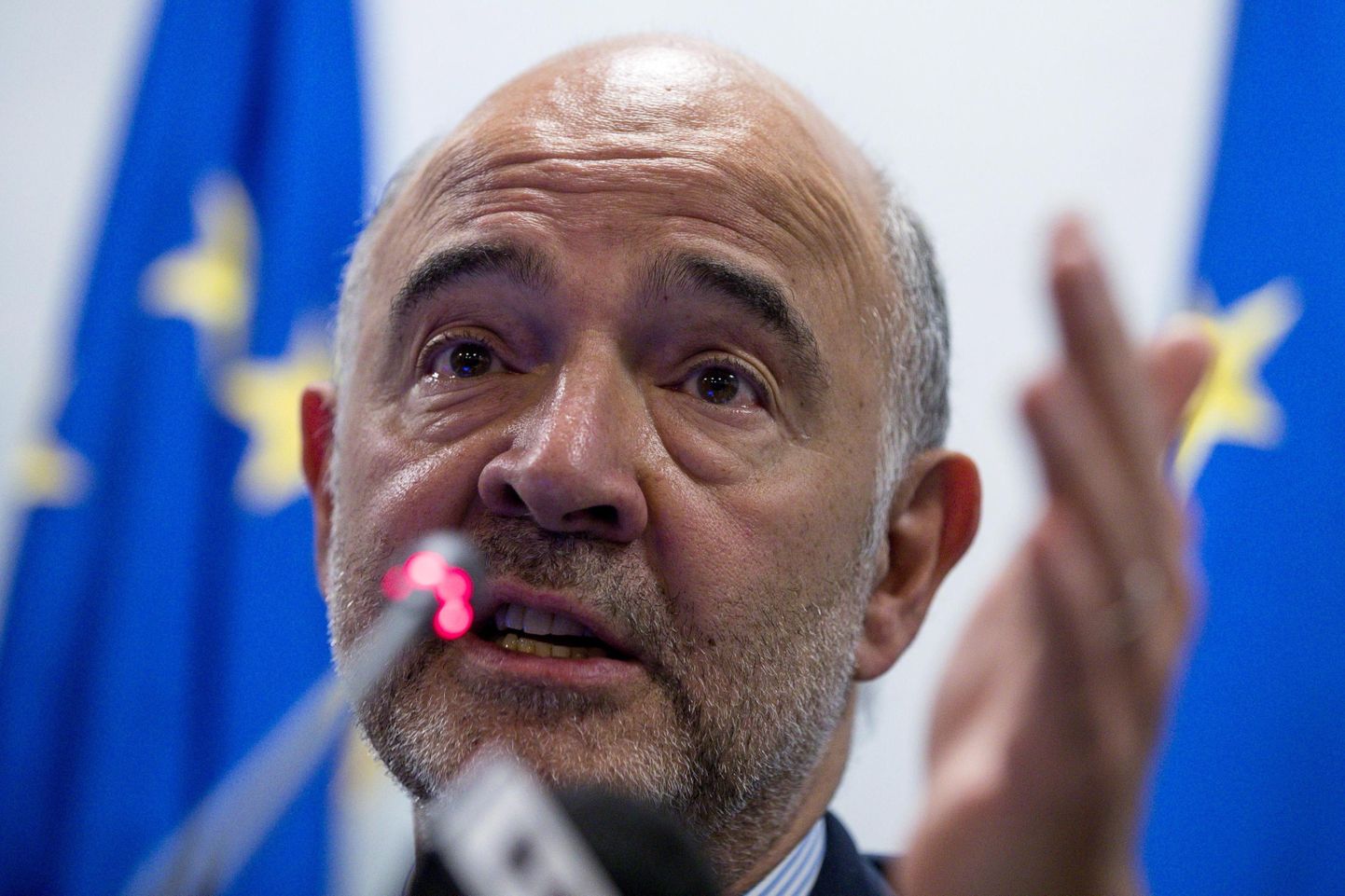 Komisjoni majandus- ja rahandusvolinik Pierre Moscovici.