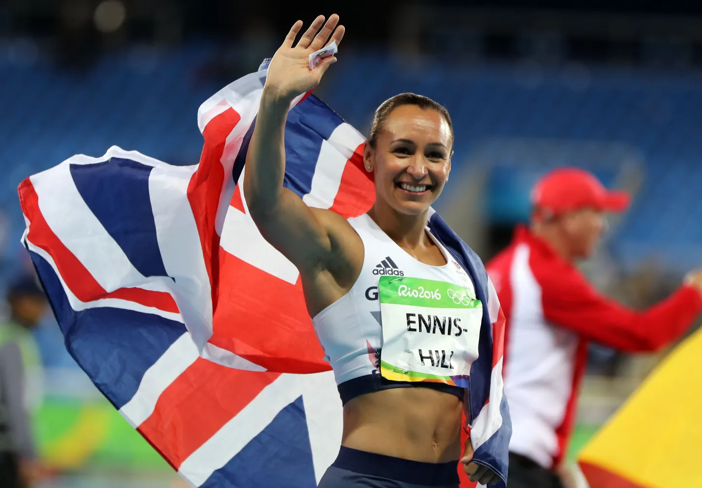 Jessica Ennis-Hill pidi seekord leppima hõbemedaliga.