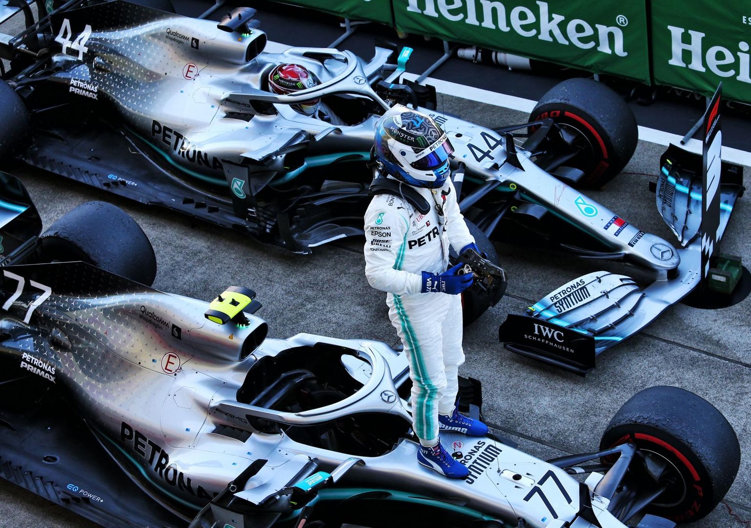 Jaapani GP võitis Valtteri Bottas. Mercedes kindlustas meeskondlikus arvestuses meistritiitli.