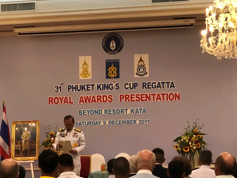 2017 Phuket King's Cup autasustamine