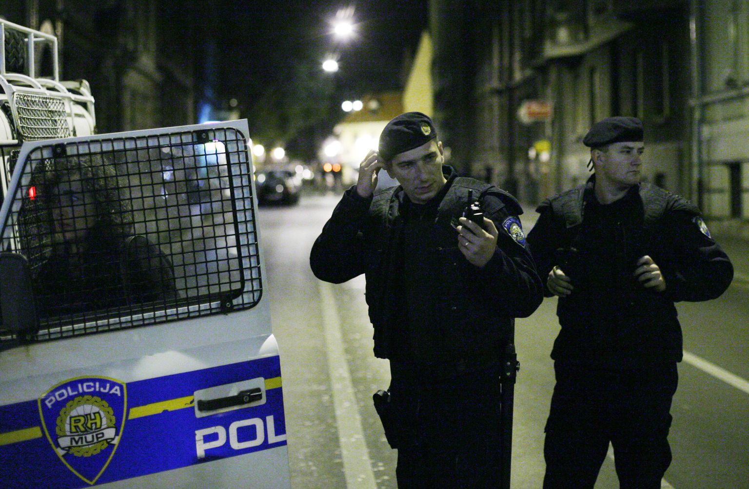 Horvaatia politsei.