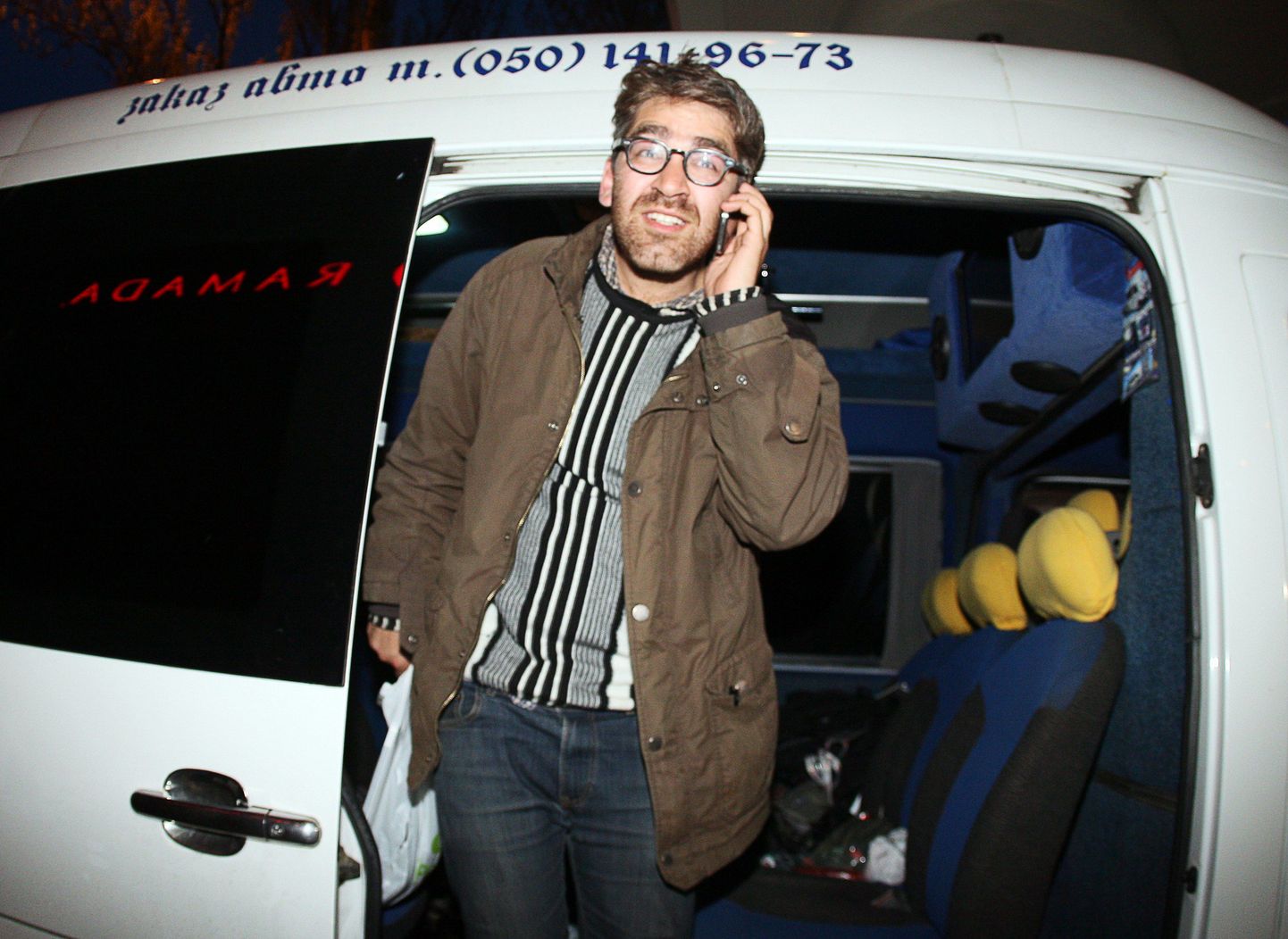 USA ajakirjanik Simon Ostrovsky pärast vabanemist.