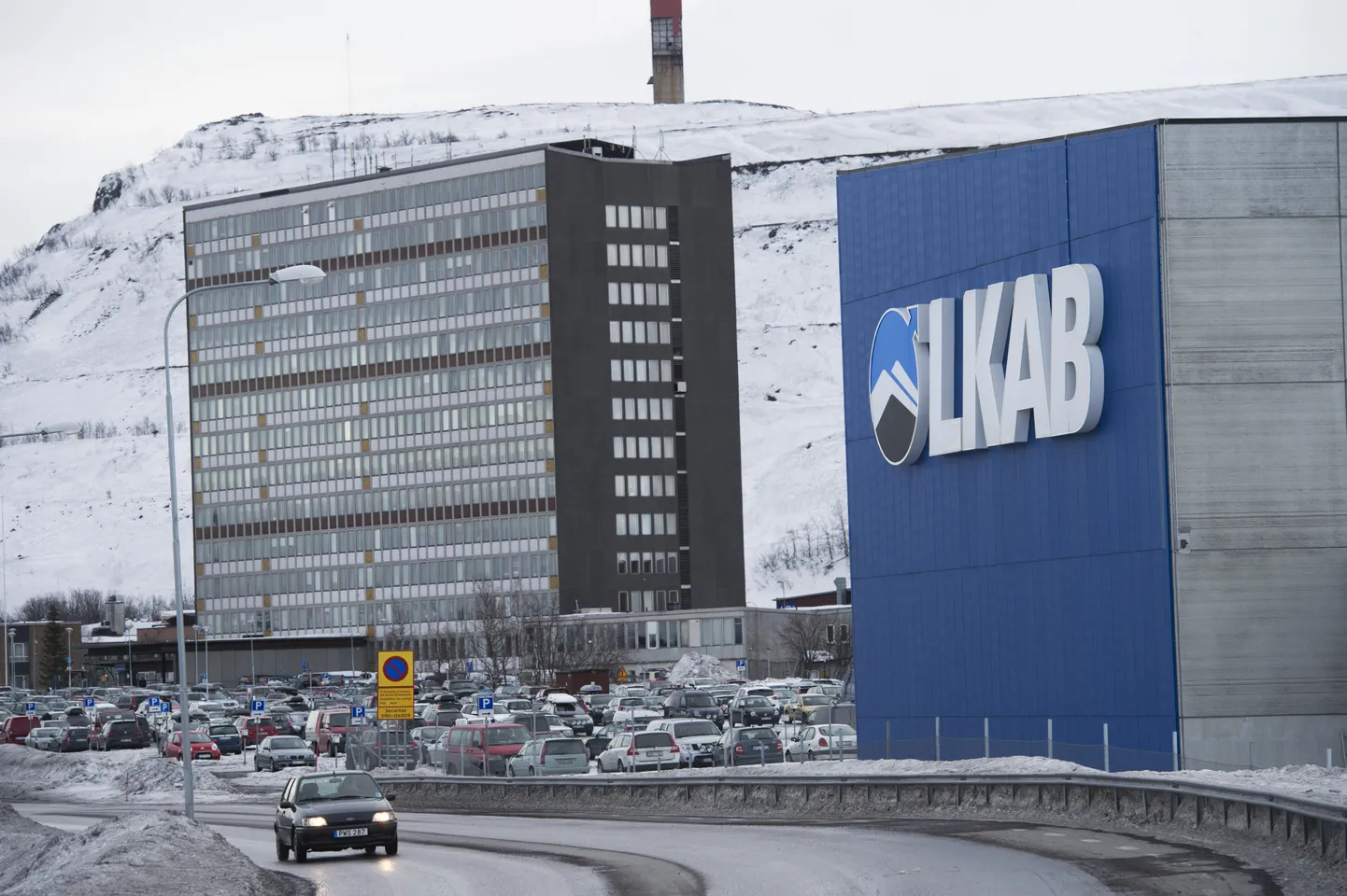 Rootsi kaevandusfirma Luossavaara-Kiirunavaara Aktiebolag (LKAB) peakontor Kirunas