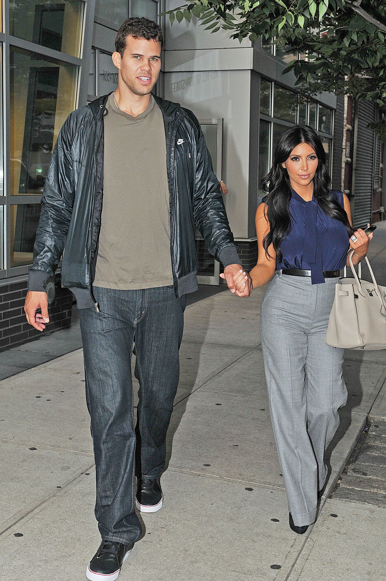Kris Humphries ja Kim Kardashian umbes kuu pärast abiellumist.