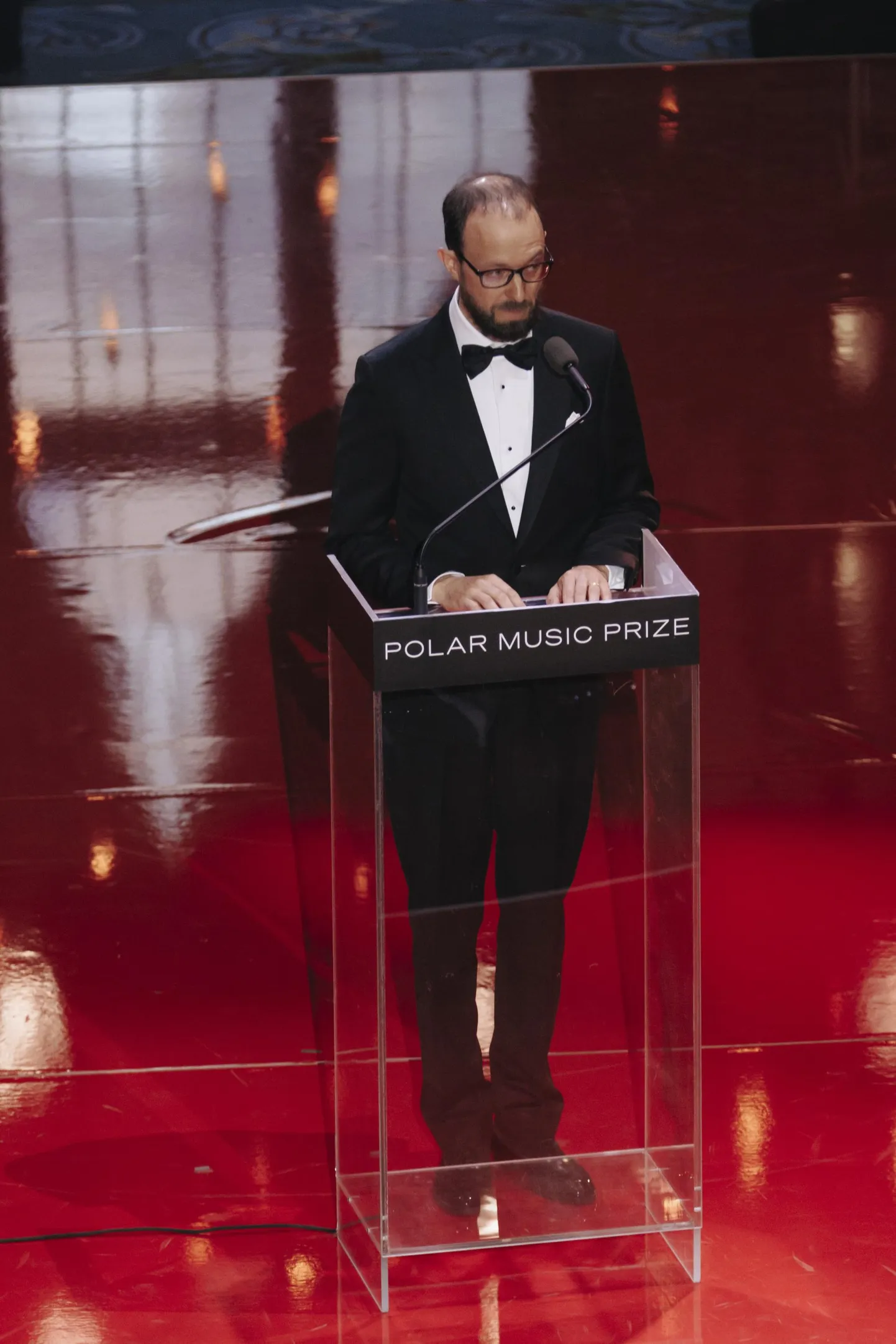 Michael Pärt võttis vastu oma isale Arvo Pärdile antud maineka auhinna Polar Music.