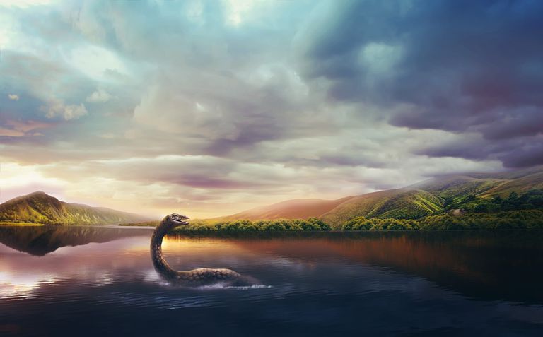 Arvutijoonistus Loch Nessi koletisest