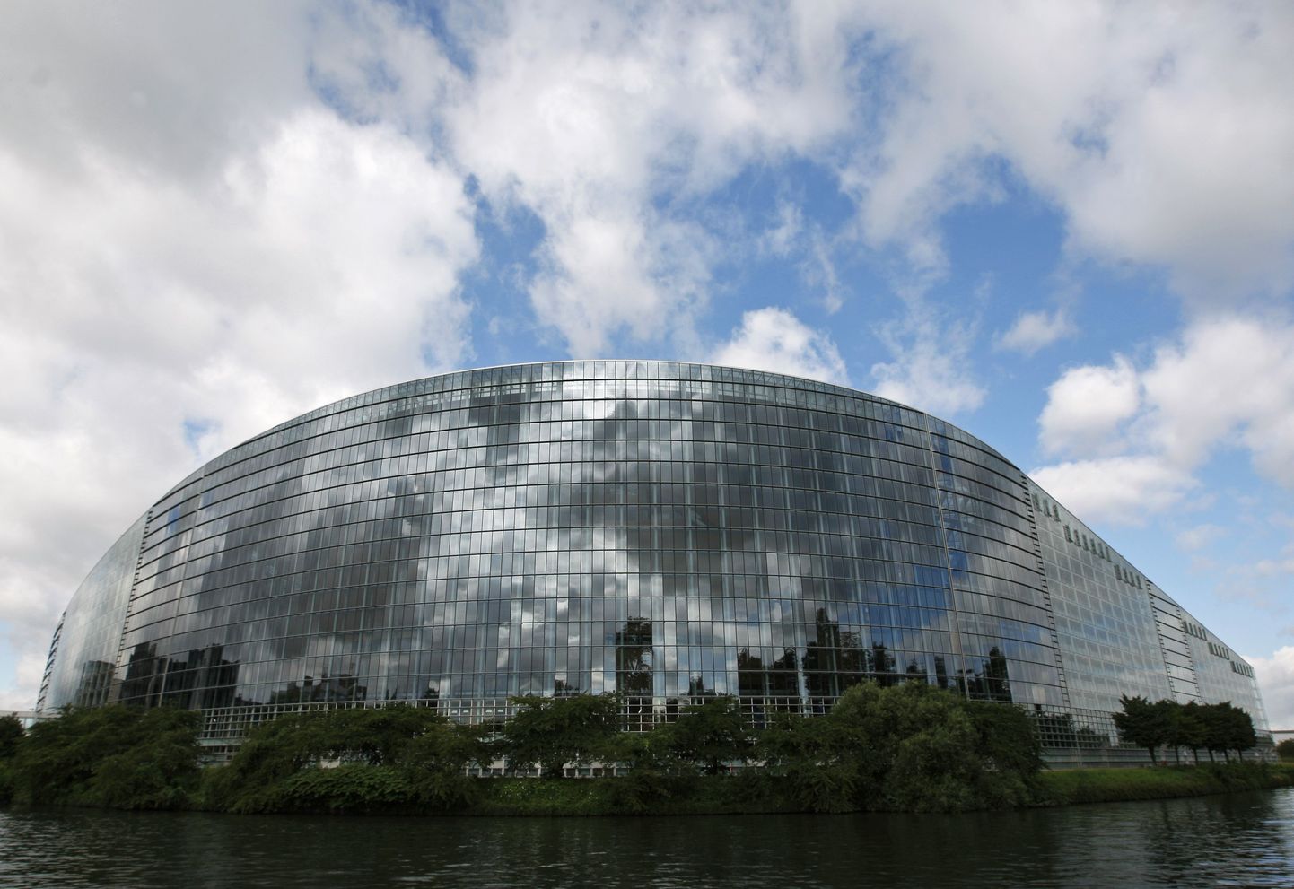 Euroopa Parlamendi hoone Strasbourgis.