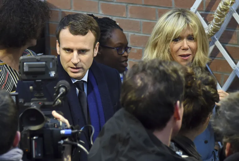 Emmanuel Macroni ja Brigitte Trogneux