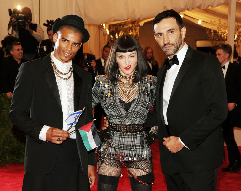 Brahim Zaibat, Madonna ja disainer Riccardo Tisci / Evan Agostini / Invision / AP / SCANPIX