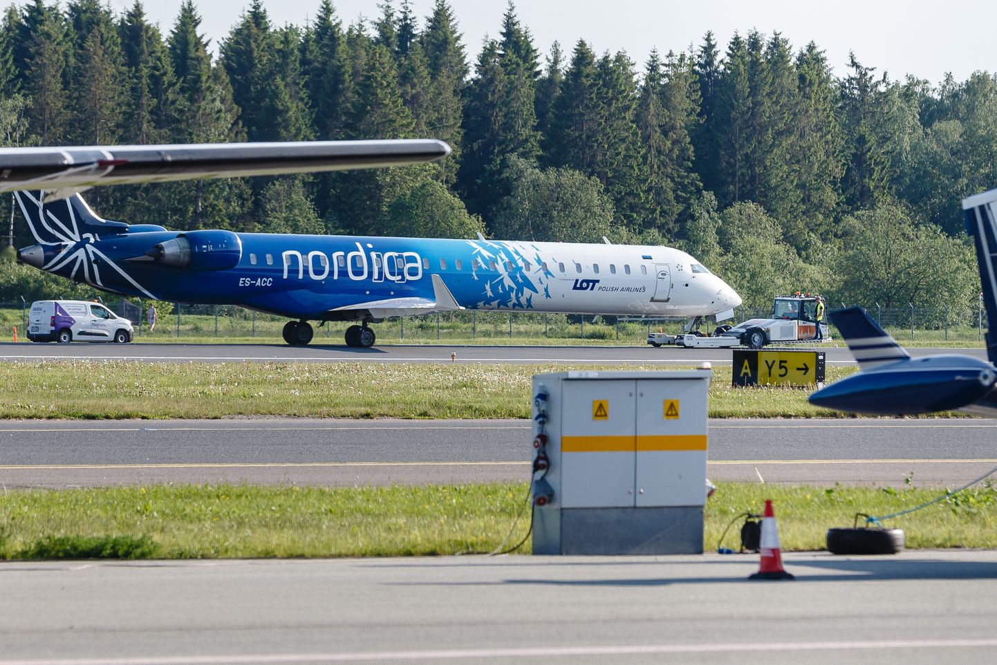 Самолет Nordica. Иллюстративный снимок