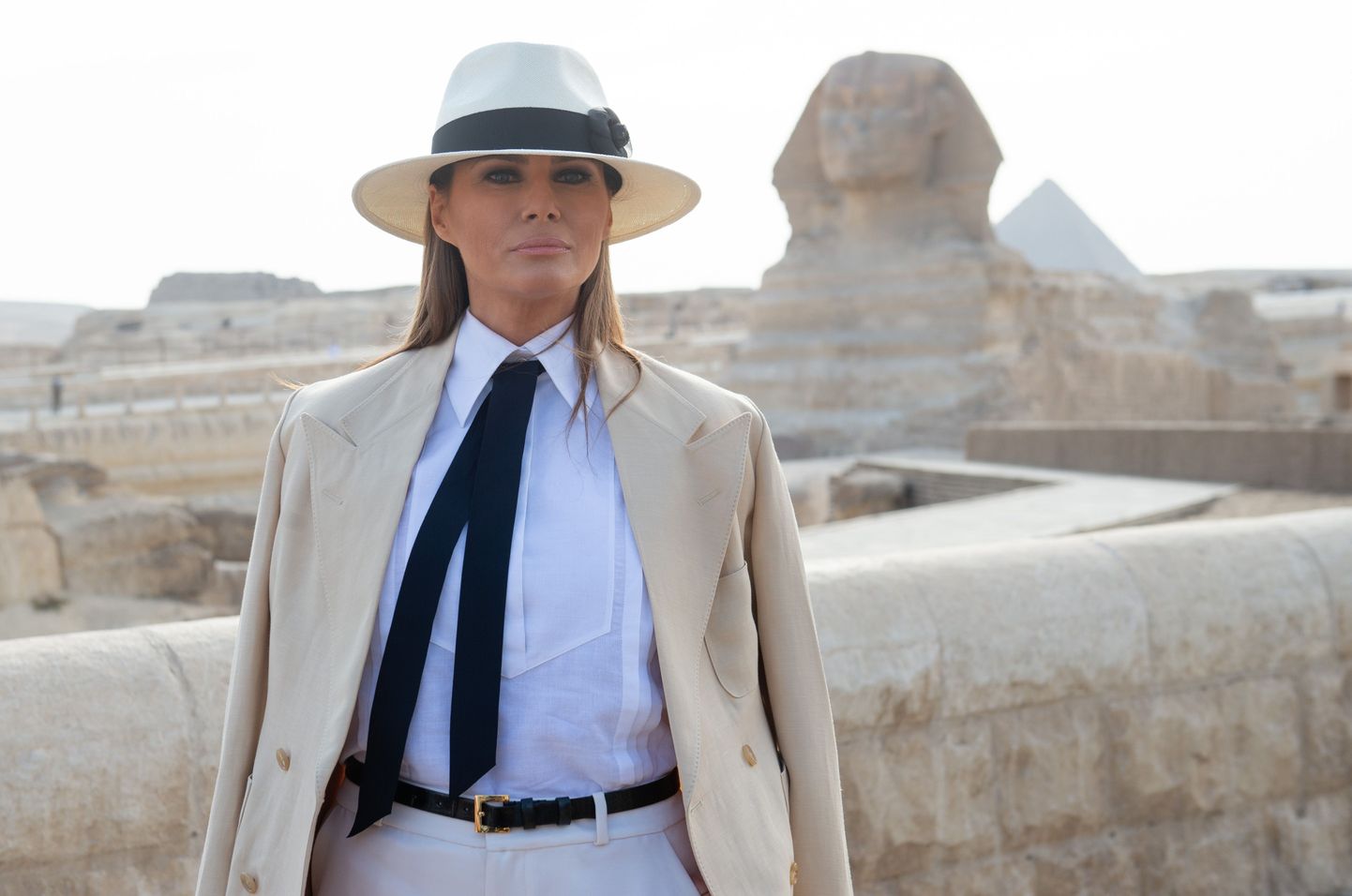 USA esileedi Melania Trump külastas oktoobri alguses Egiptust ja käis tutvumas ka Gizaga.