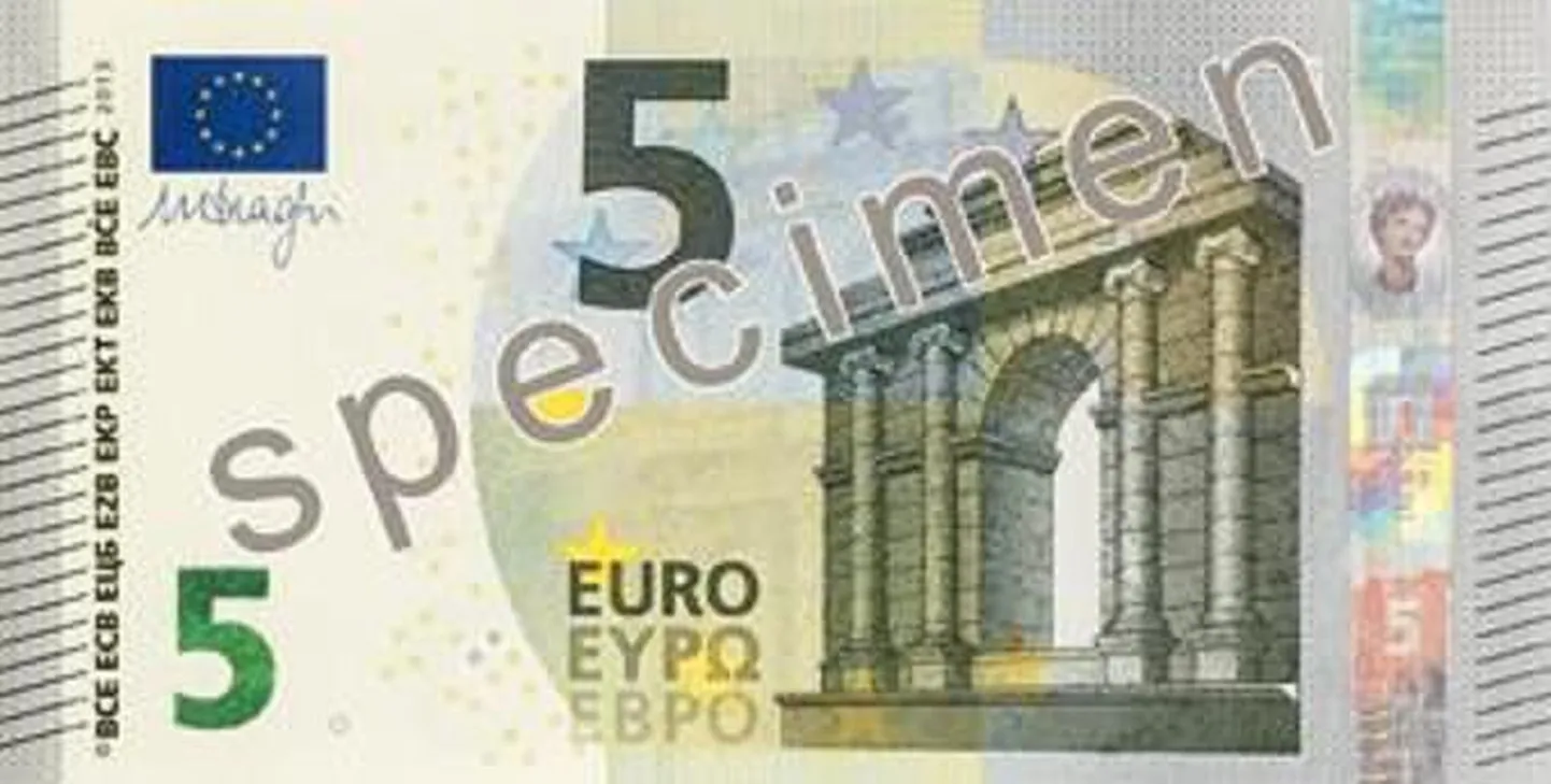 Uus viieeurone.