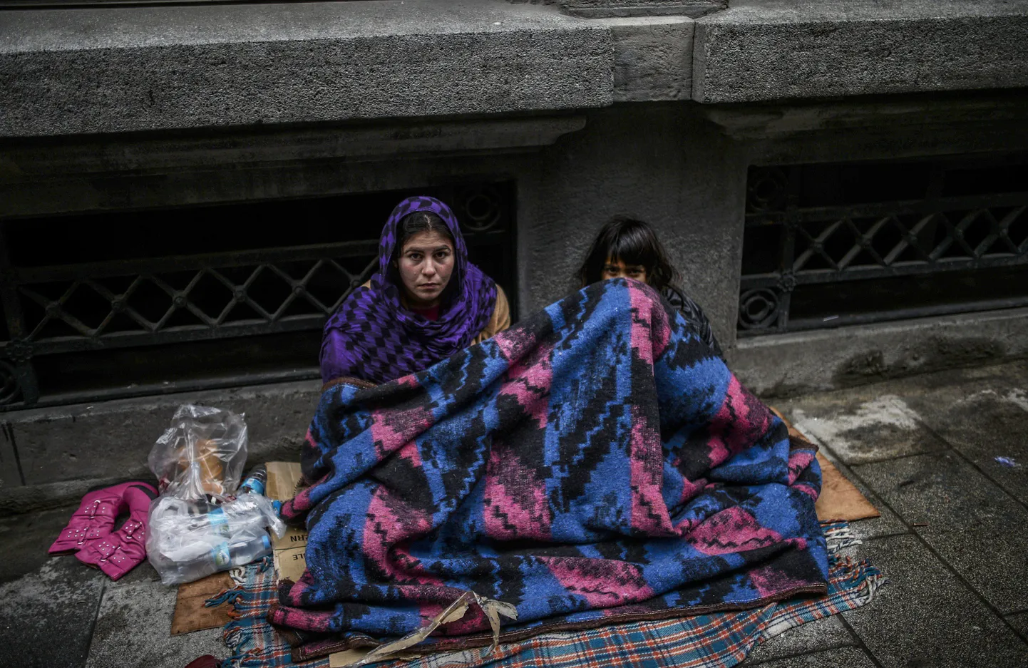Süüria põgenikud Istanbulis.