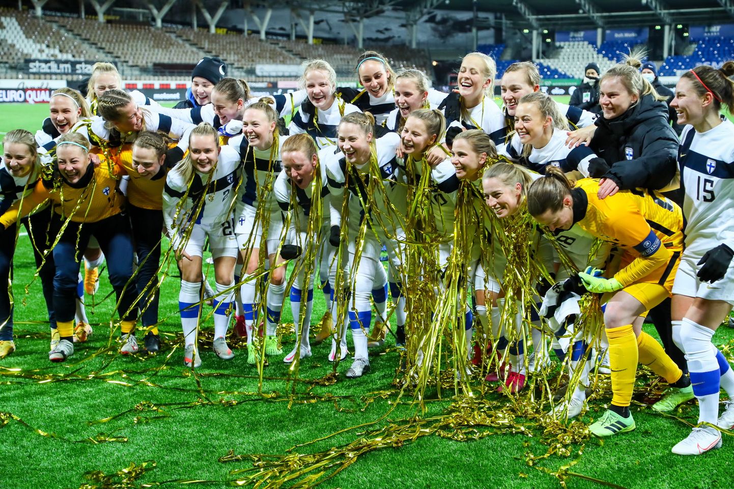 Soome kuldne jalgpalli naiskond.