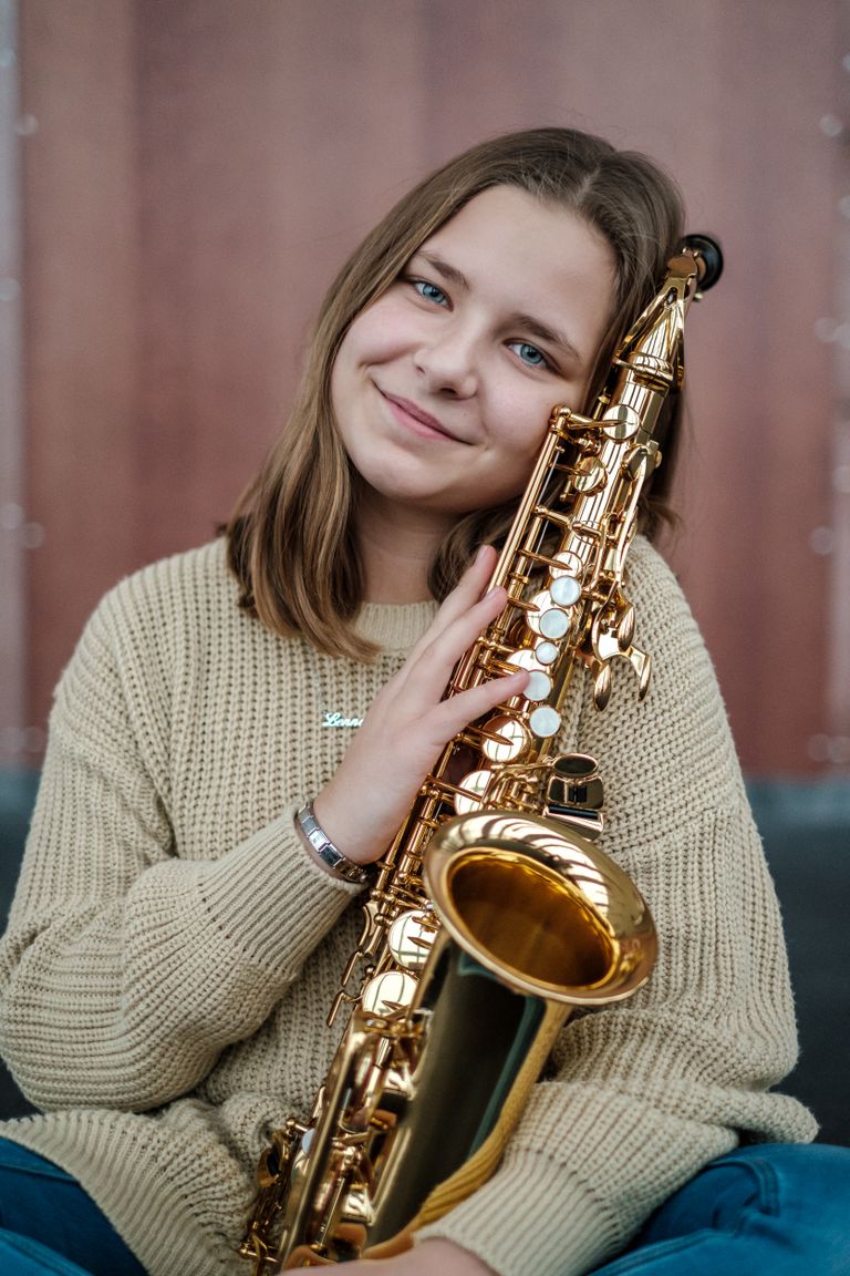 Saksofonist Lenna Valdmaa (11).