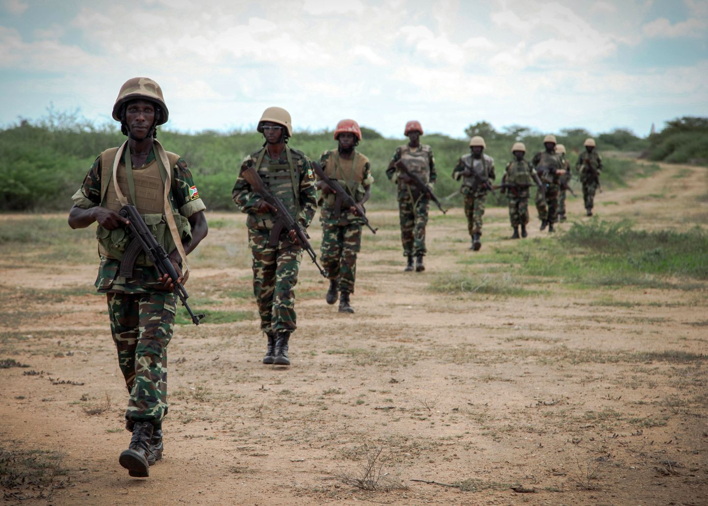 Burundi sõdurid.